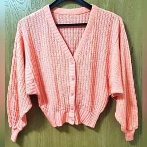 Vintage Cardigan Short Waisted size L